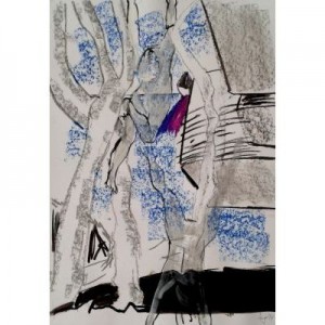 „Mallorca“, 2015, 63 x 44cm , Mischtechnik/Papier